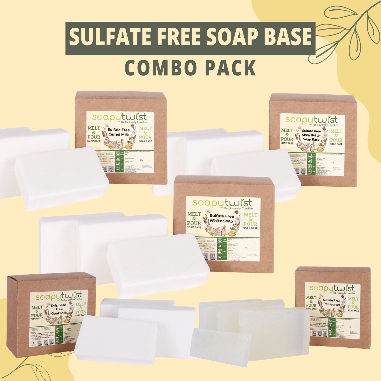 Sulfate Free Soap Base Pack