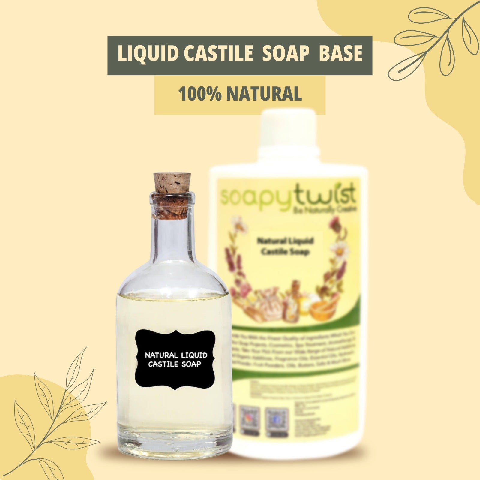 Natural Liquid Castile Soap Base