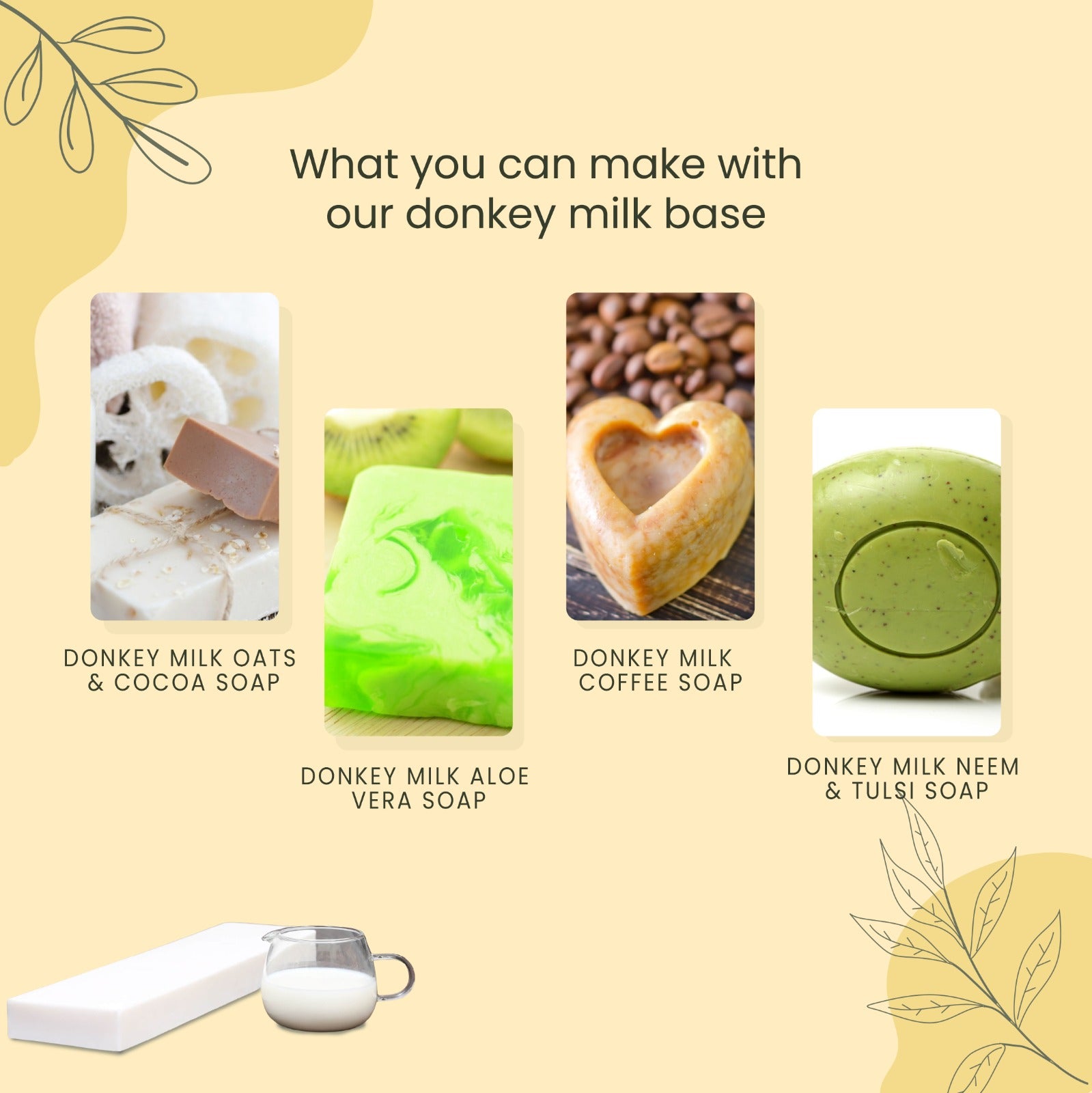 Donkey Milk Melt and Pour Soap Base