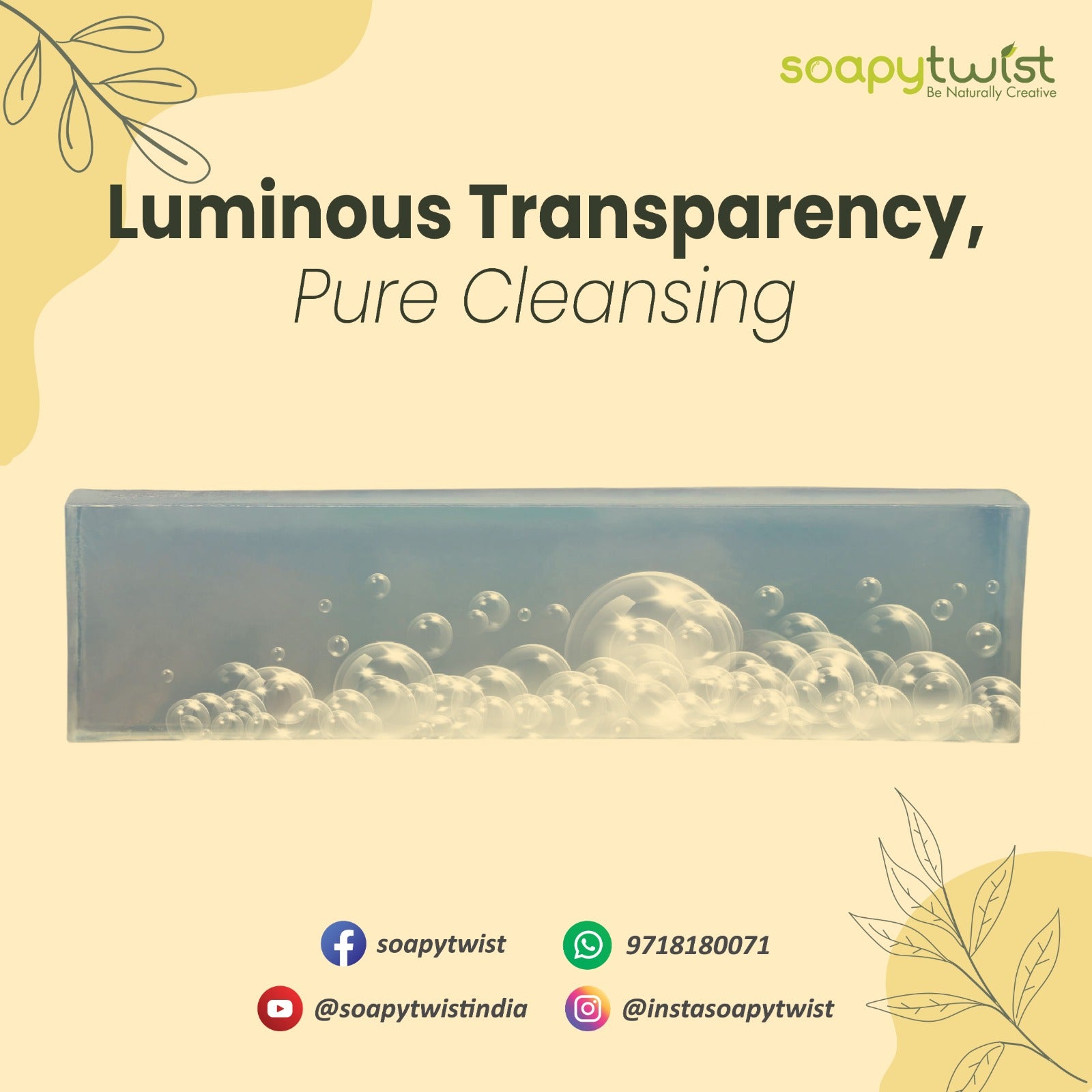 Suspending Transparent Soap Base