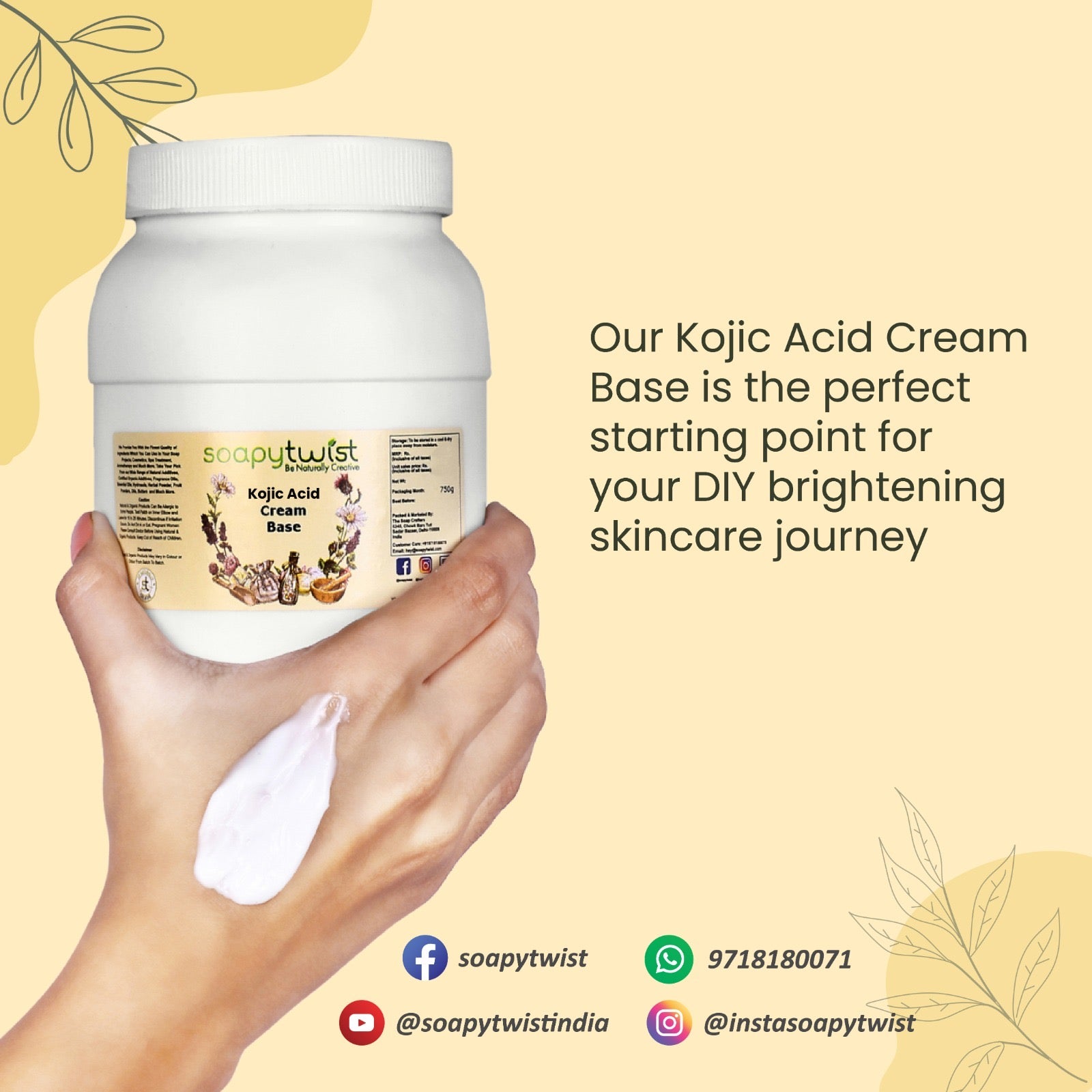 Kojic Acid Cream Base creative