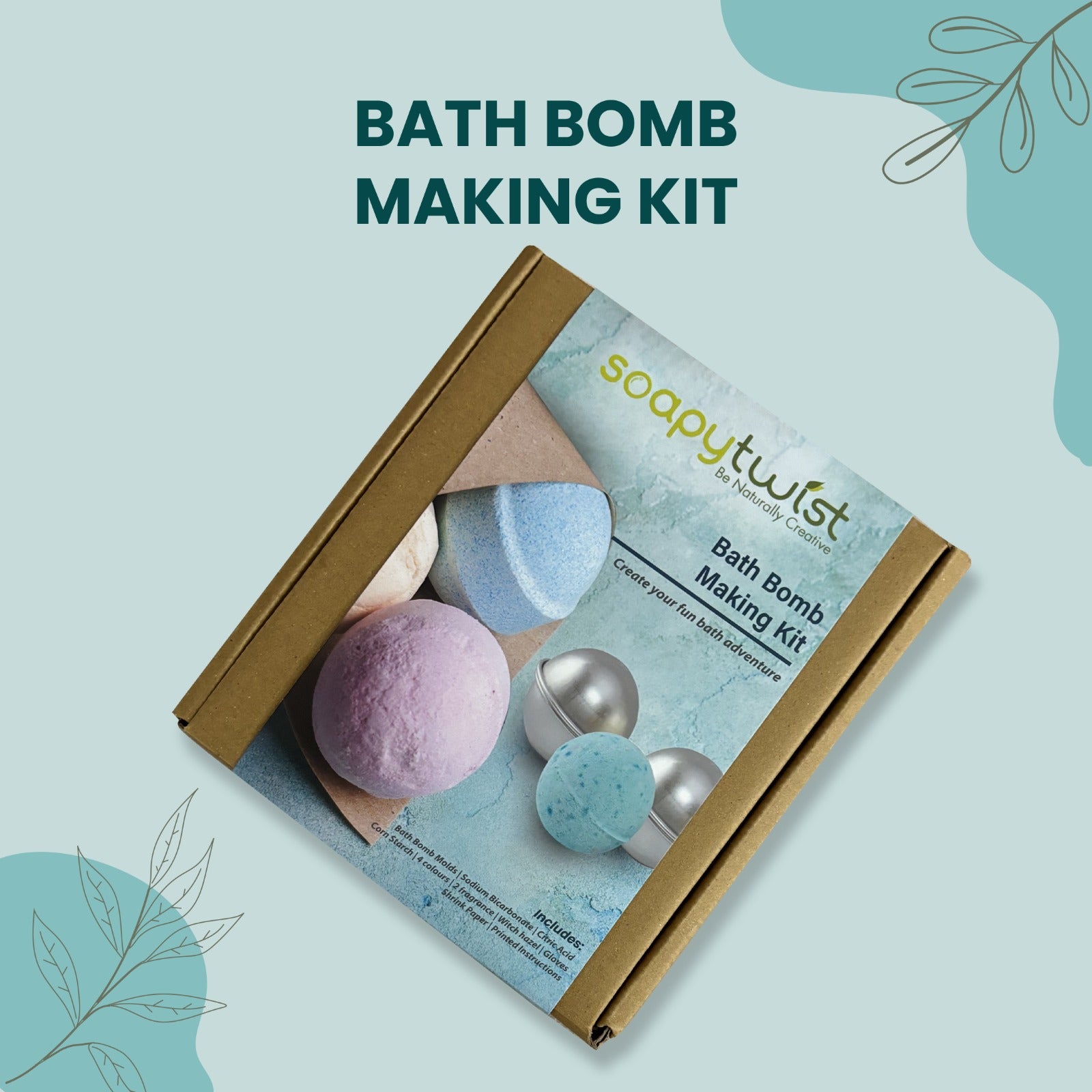 Soapy Twist Bath Bomb Making Kit