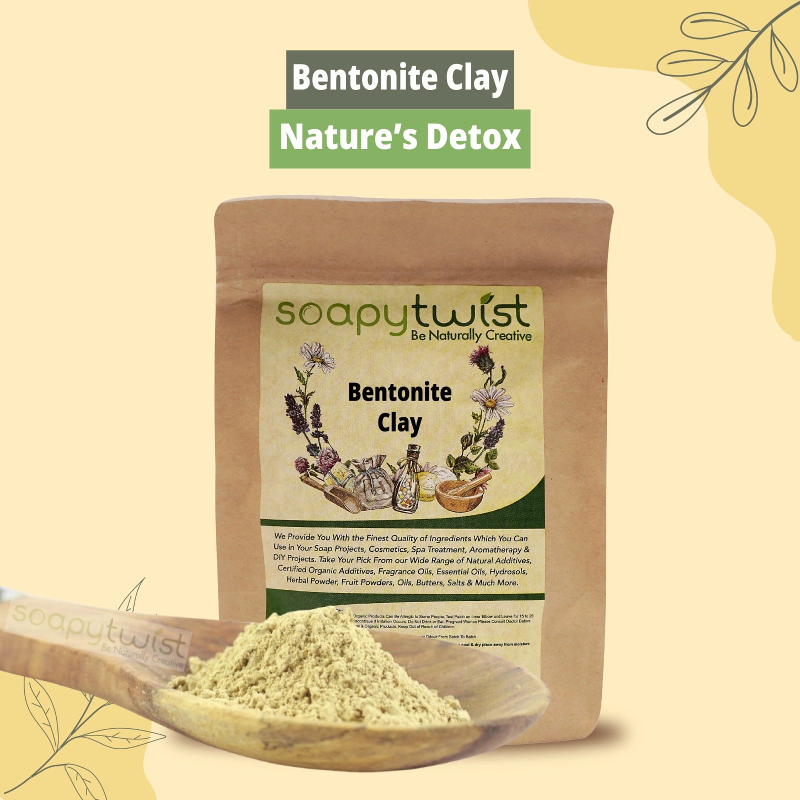 Soapy Twist Bentonite Clay