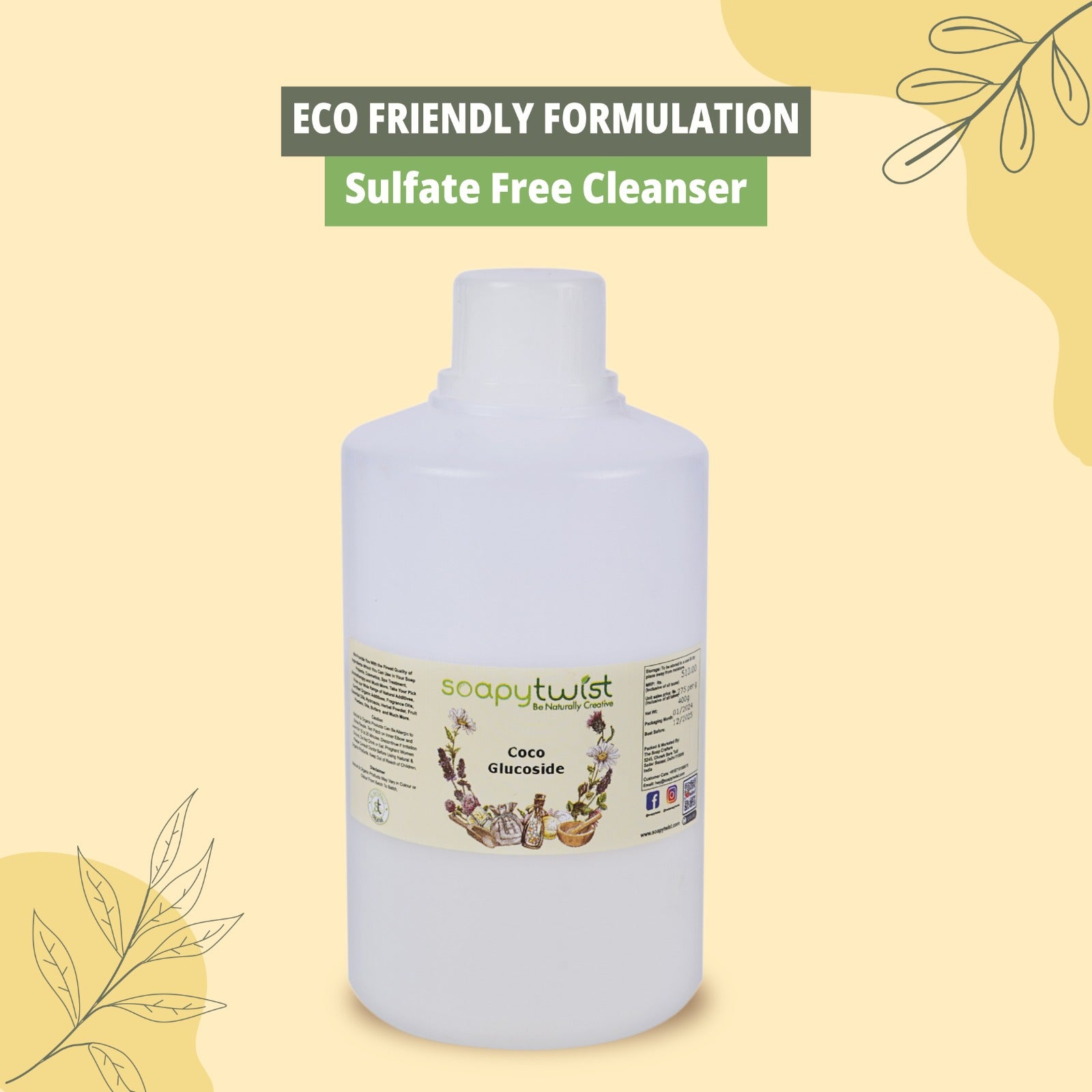 Soapy Twist  Coco Glucoside 