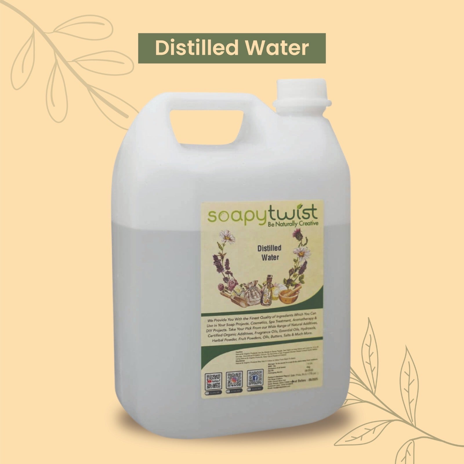 Soapy Twist Distilled Water