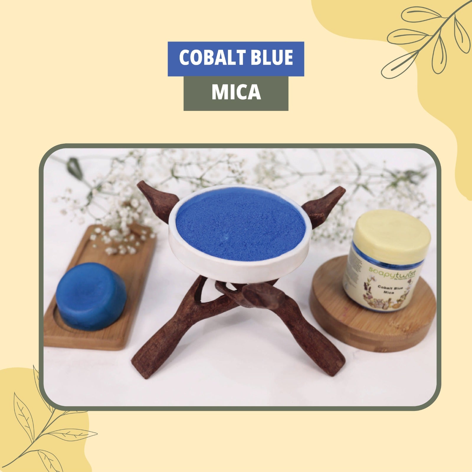 Soapy Twist Mica Cobalt Blue