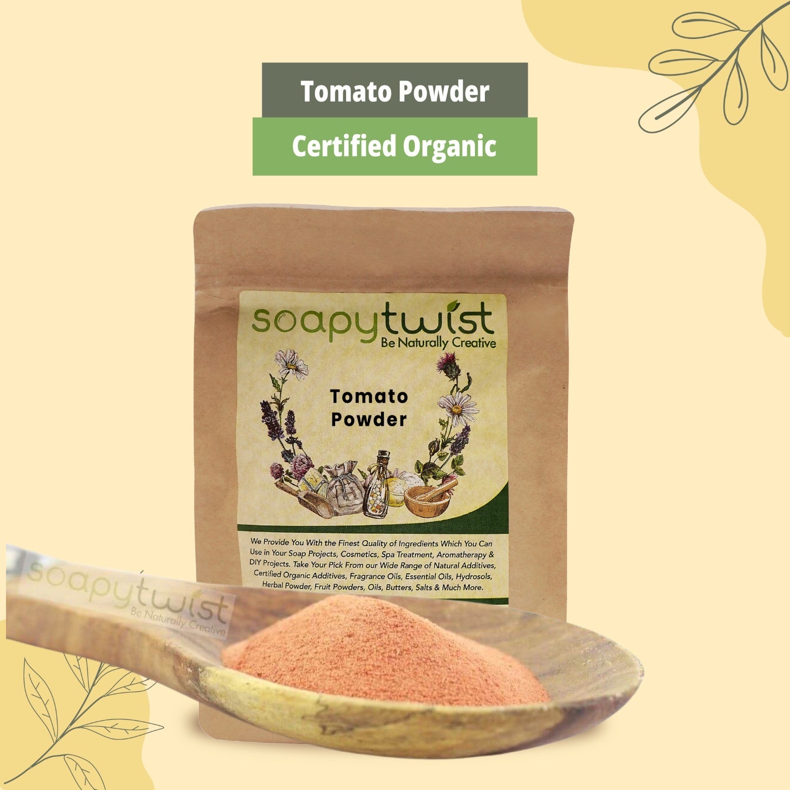 Soapy Twist Organic Tomato Powder