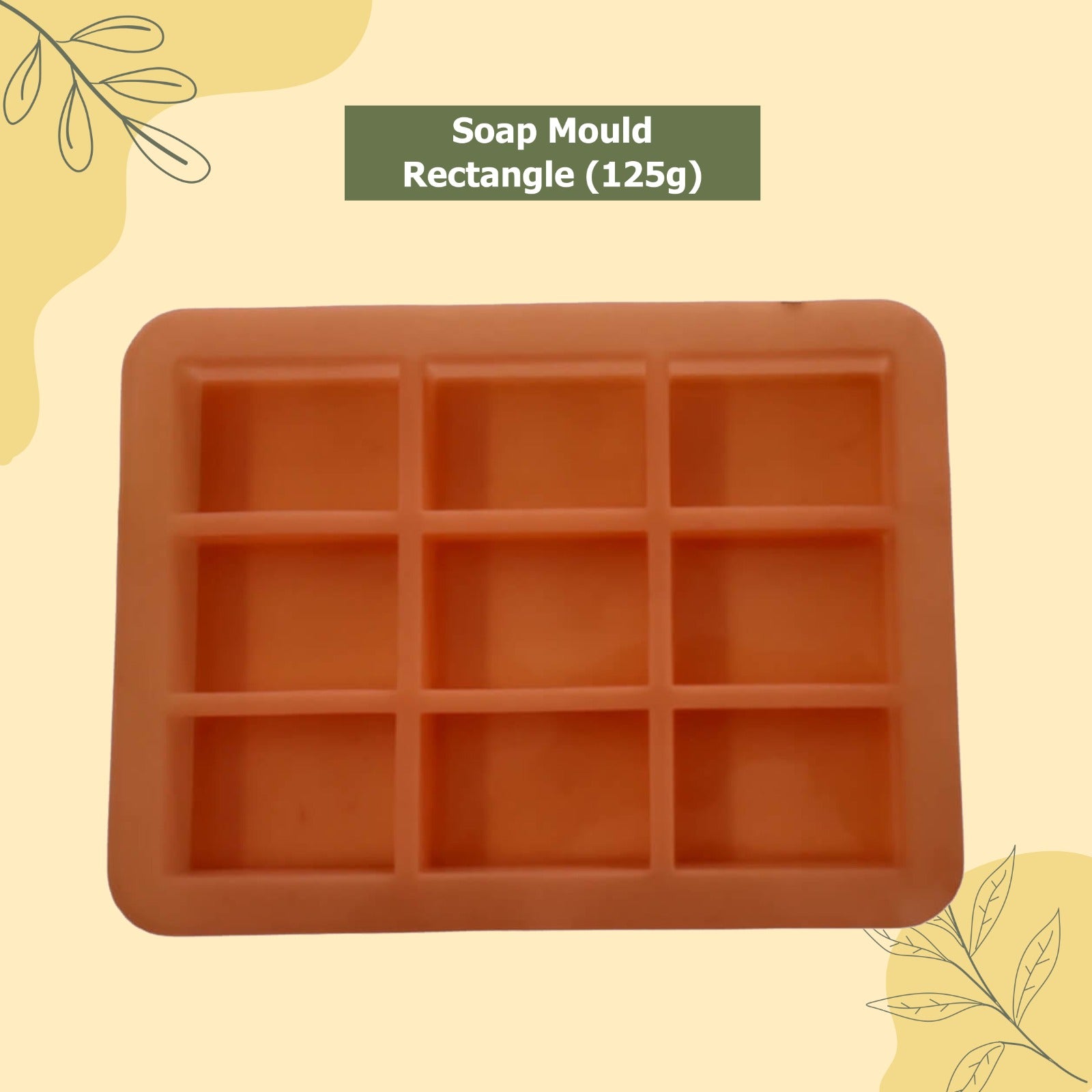 Soapy Twist Rectangle Soap Mould (125g)