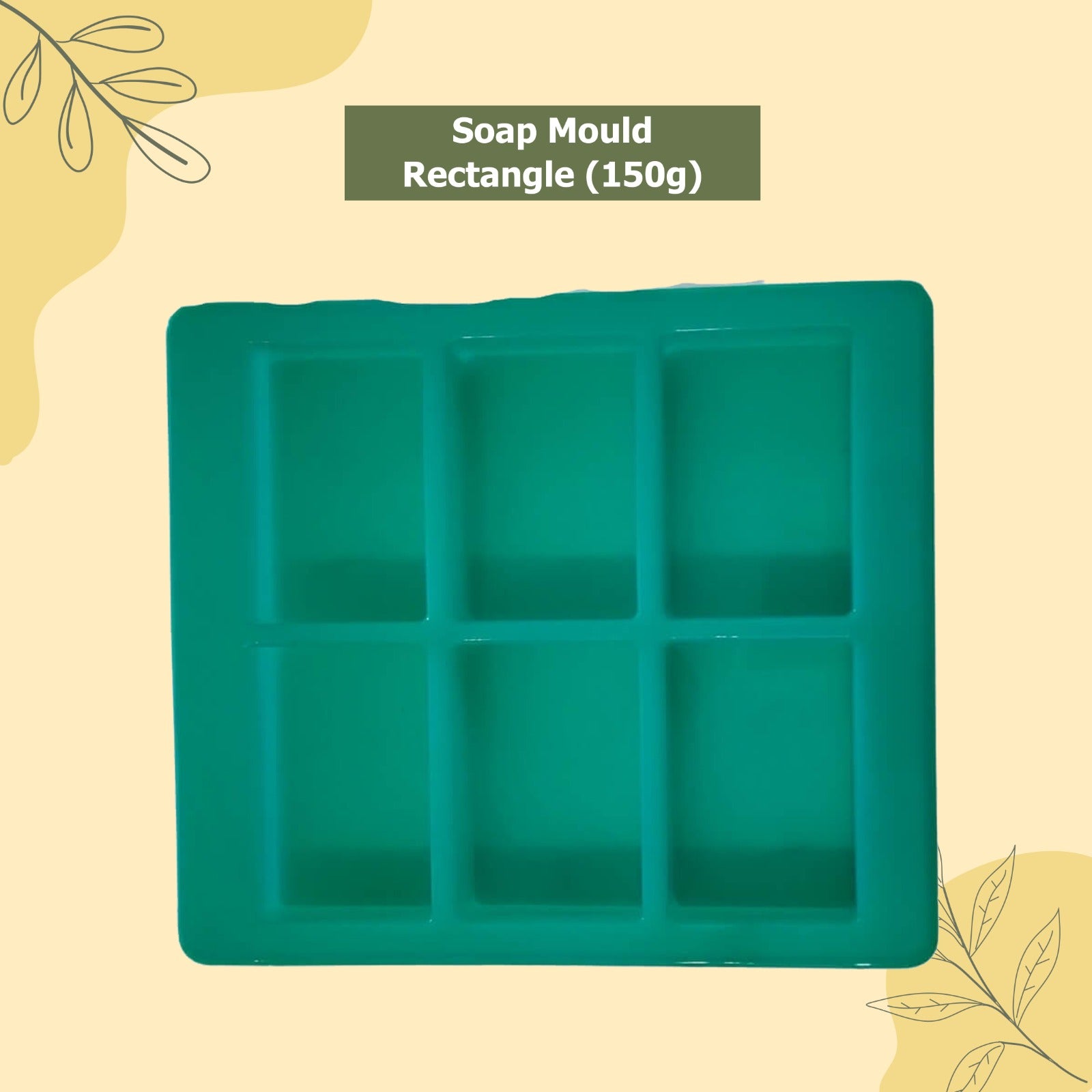 Soapy Twist Rectangle Soap Mould(150g)