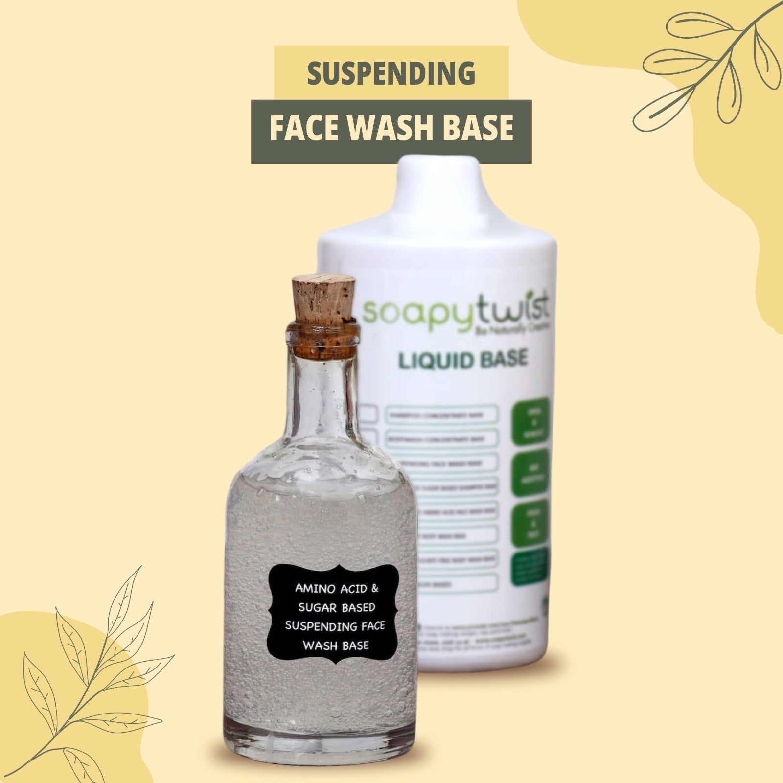 Soapy Twist Suspending Face Wash Base