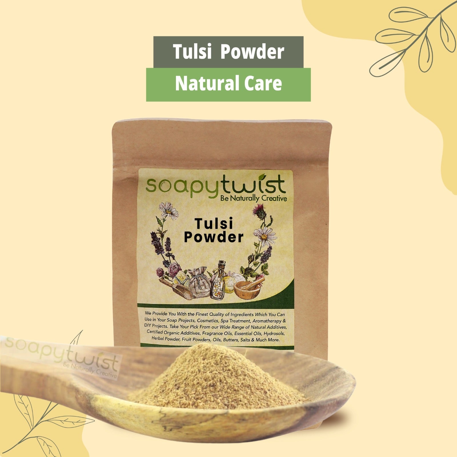 Soapy Twist Tulsi Powder