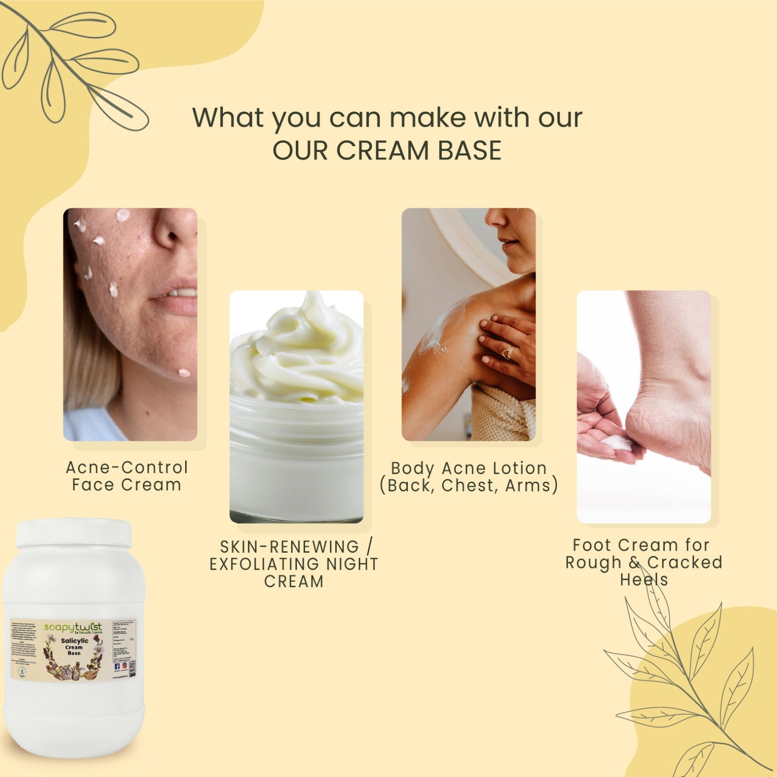 Salicylic Acid Cream Base (1%)