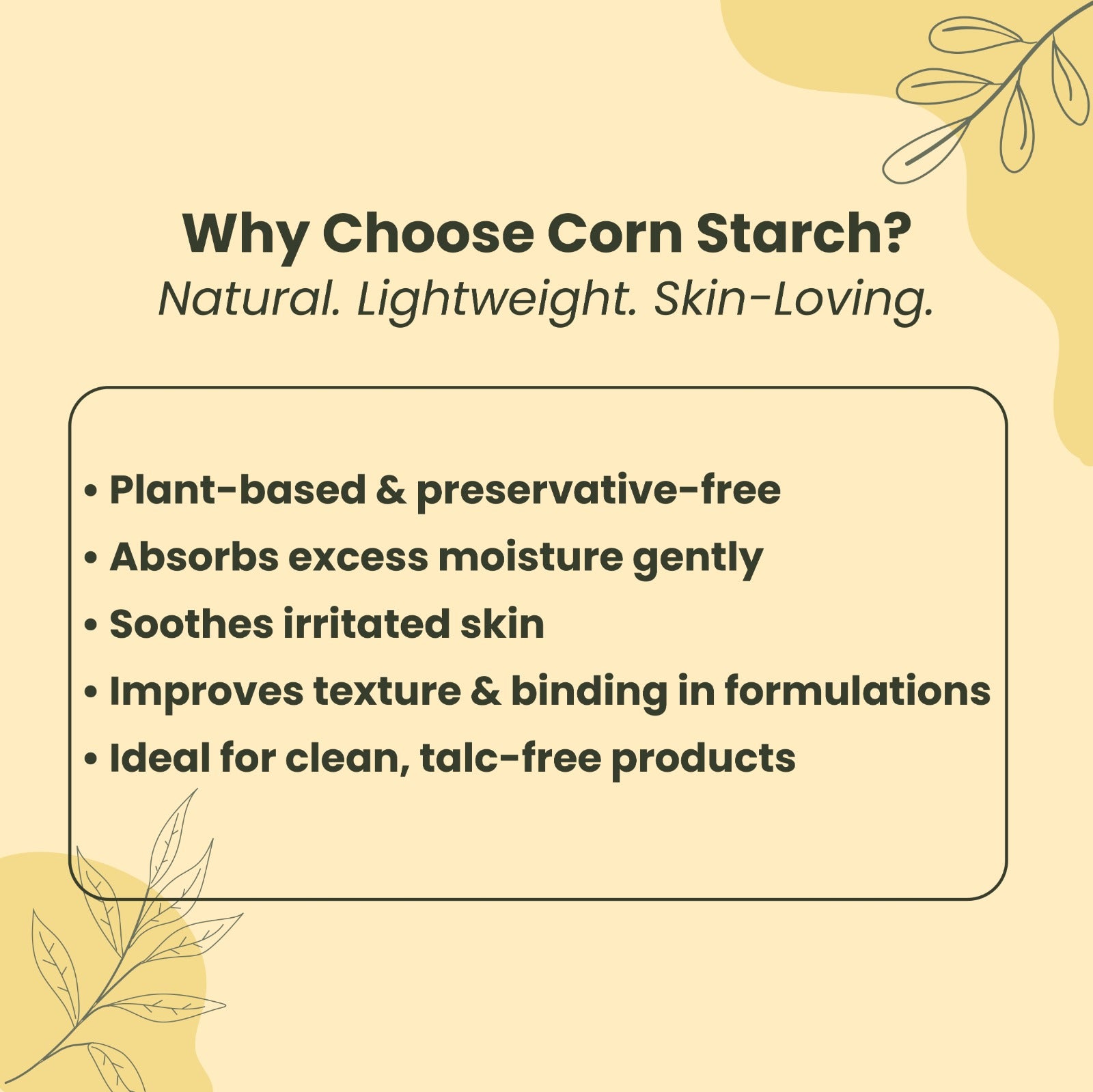 Why Choose Corn Starch
