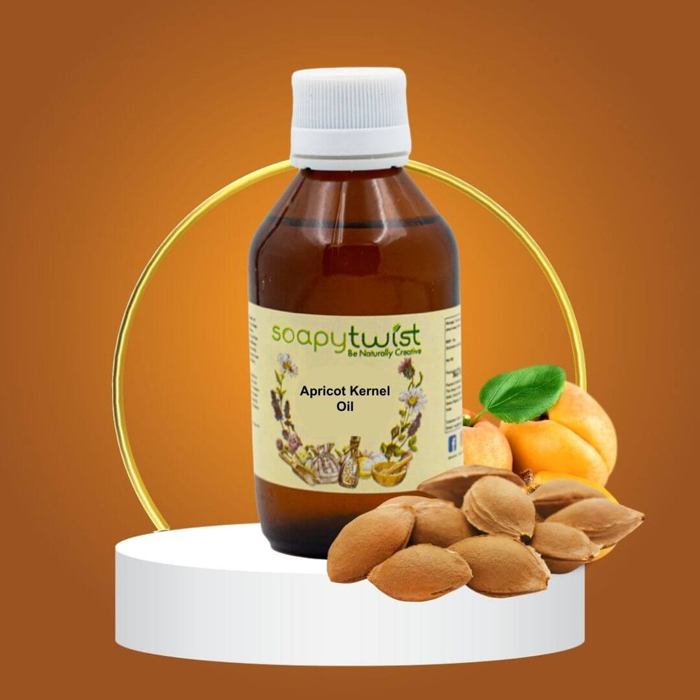 Buy Pure Apricot Kernel Oil Cold Pressed Carrier Oil Soapy Twist