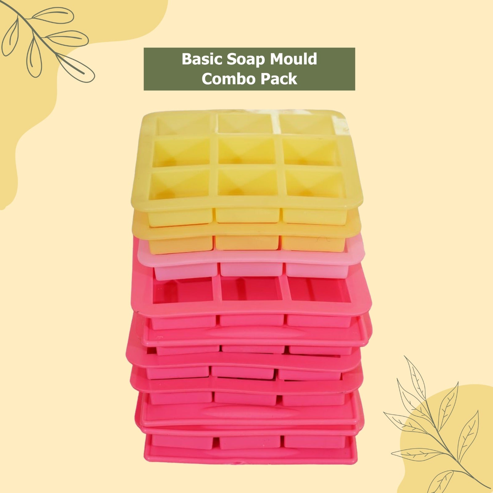 Basic Soap Mould Combo (Pack of 12 pieces)