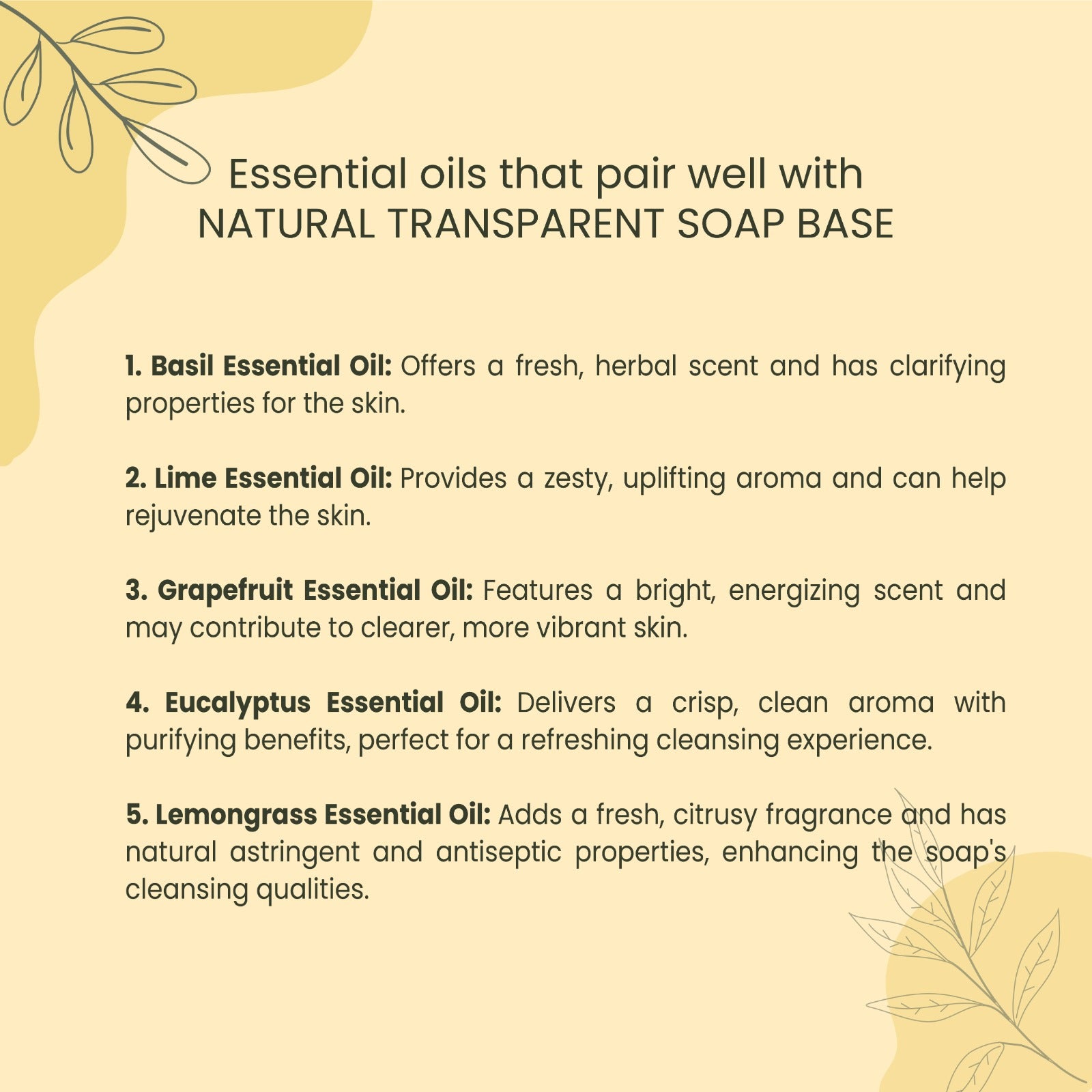 Natural Transparent Melt and Pour Soap Base