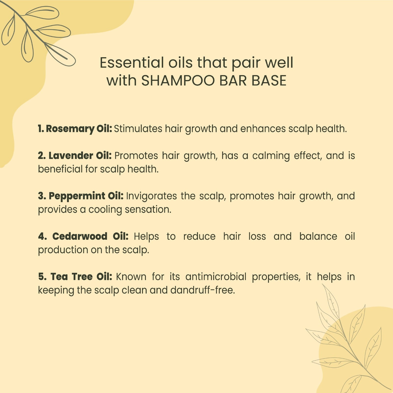 Sulfate Free Shampoo Bar Base