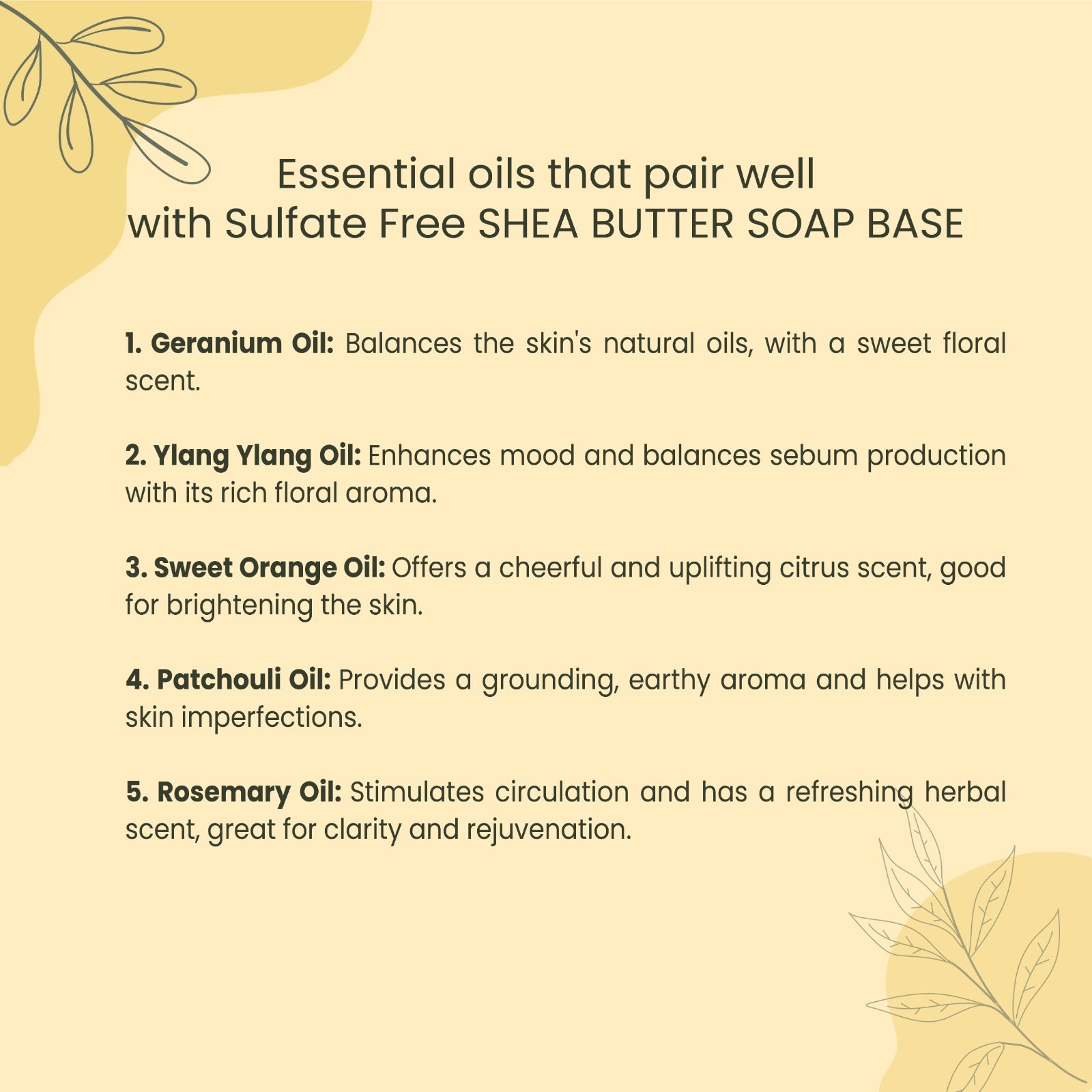 Sulfate Free Shea Butter Soap Base
