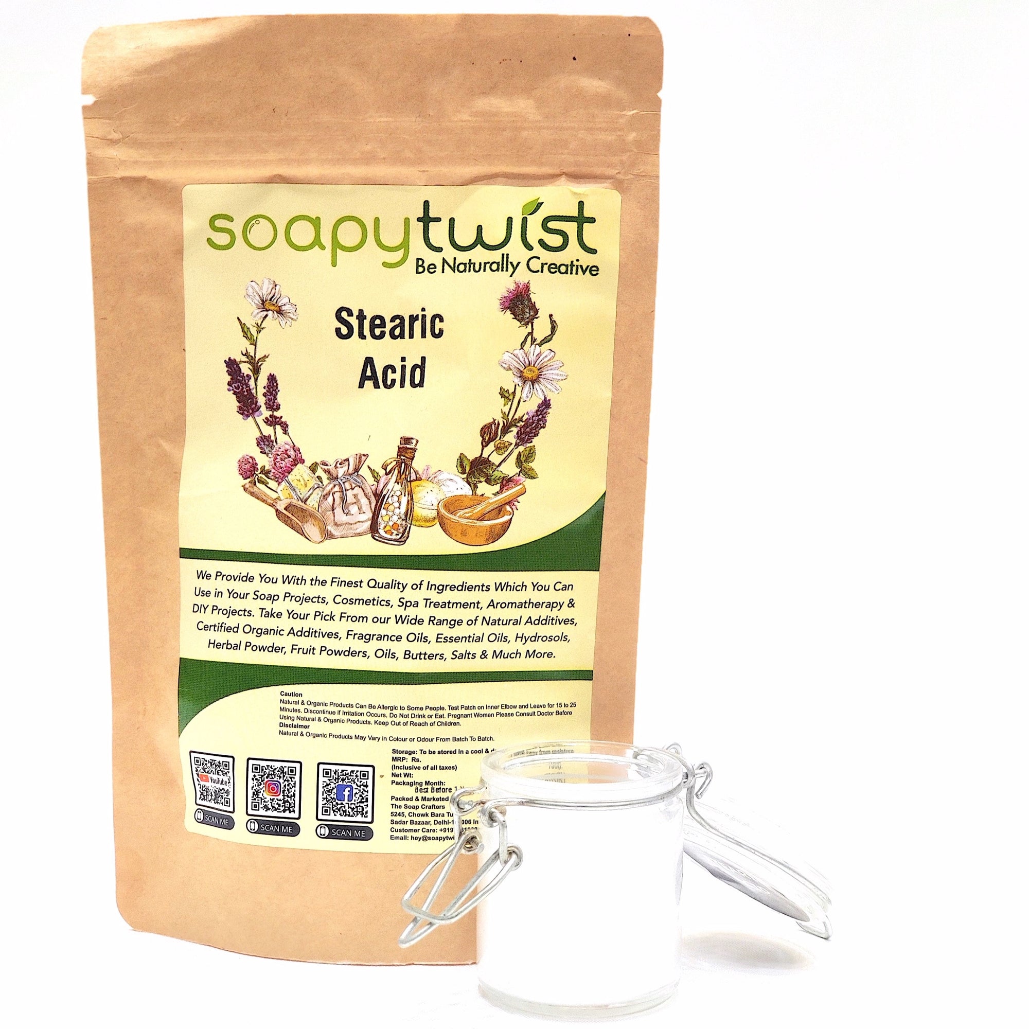 Stearic Acid Soapy Twist Soap Making Supplies