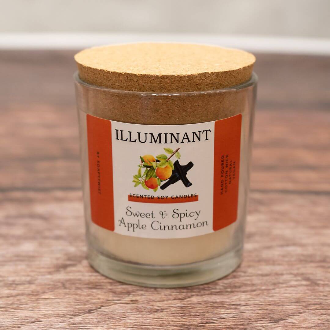 Apple Cinnamon Soy Wax Candle by Illuminant