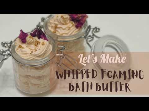 Foaming Bath Whip Base, Whipped Cream Soap, Body Scrub